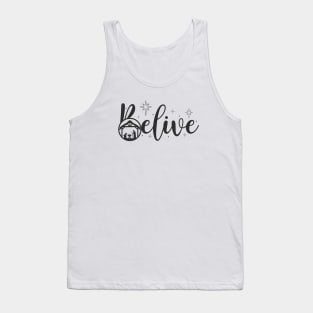 Believe, Nativity Scene Tank Top